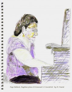 Faye Ballard, Ragtime piano, Krannert, 17Jun10